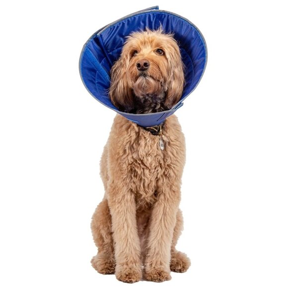 Calm Paws Dog Caring Soft Collar W/Calming Disk (Medium) Neck Size 12"-16" NEW - Picture 1 of 4